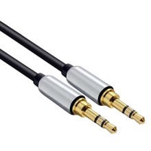 Audio kabelis JACK 3,5mm jungtis 1 m