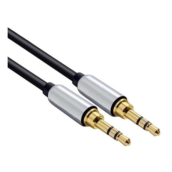 Audio kabelis JACK 3,5mm jungtis 1 m