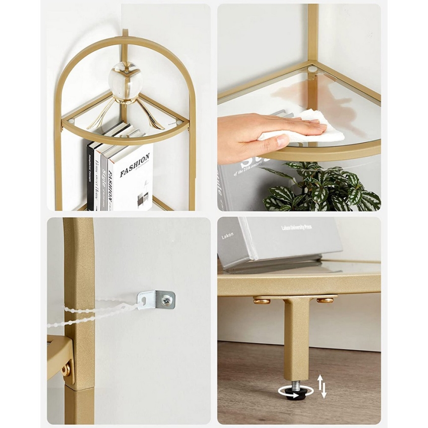 Auksinė GLASY knygų lentyna