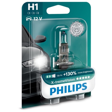 Automobilio lemputė Philips X-TREME VISION 12258XVB1 H1 P14,5s/55W/12V