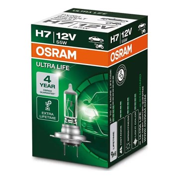 Automobilio lemputė ULTRA LIFE H7 PX26d/55W/12V - Osram
