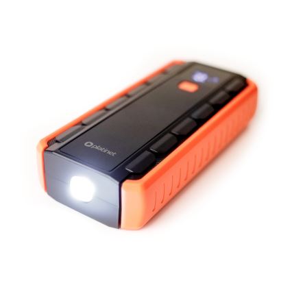 Automobilio starterio komplektas 1000A su maitinimo banku 12000 mAh PD 10W ir LED žibintuvėlis su kabliu ir magnetu