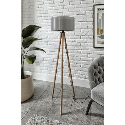 AYD 1xE27/40W/230V juoda/ruda grindų lempa