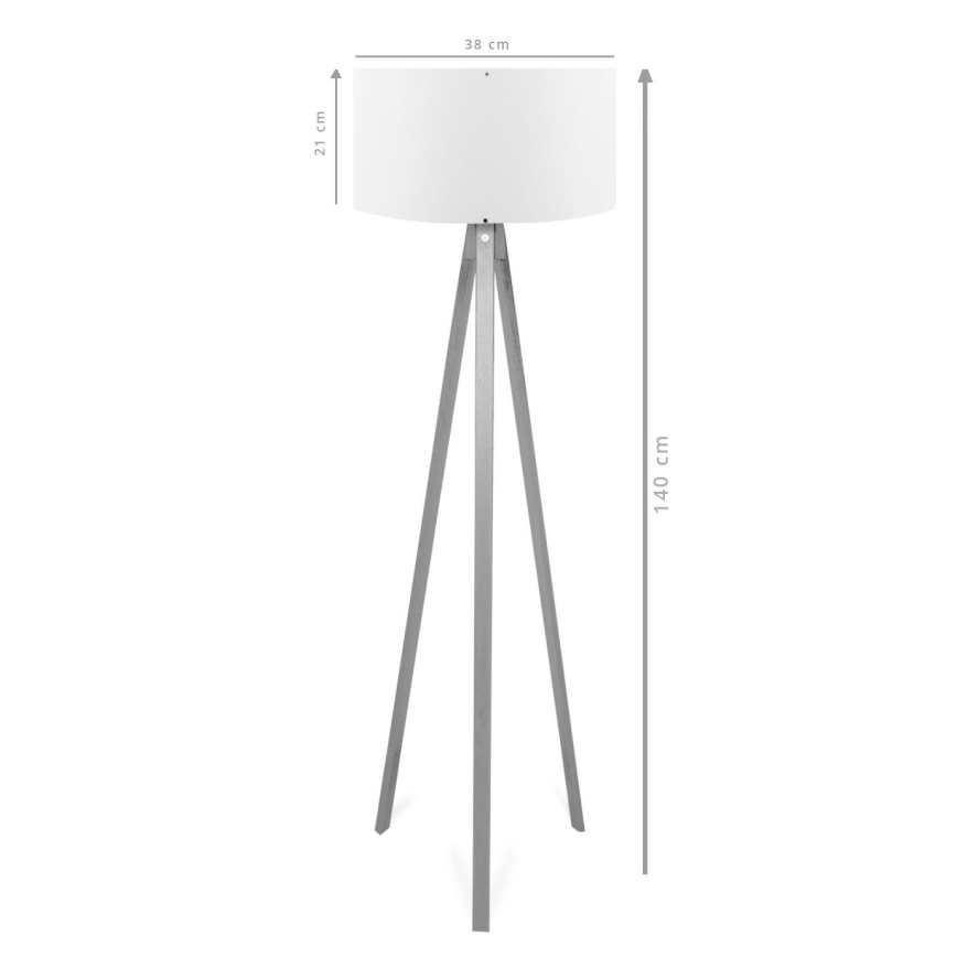 AYD Grindų lempa 1xE27/40W/230V ruda
