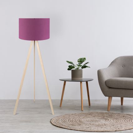 AYD Grindų lempos 1xE27/40W/230V Violetinė/Beige