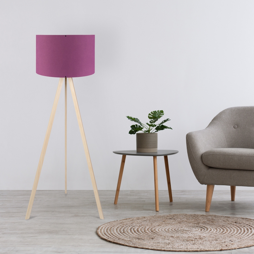 AYD Grindų lempos 1xE27/40W/230V Violetinė/Beige