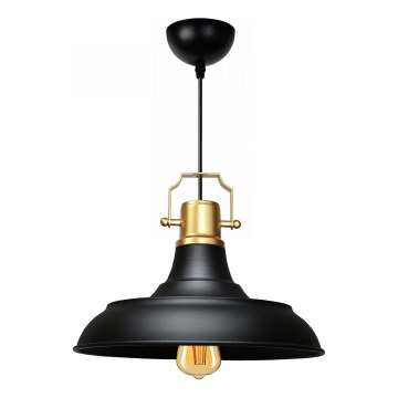 AYD pakabinama lempa 1xE27/40W/230V juoda/aukso