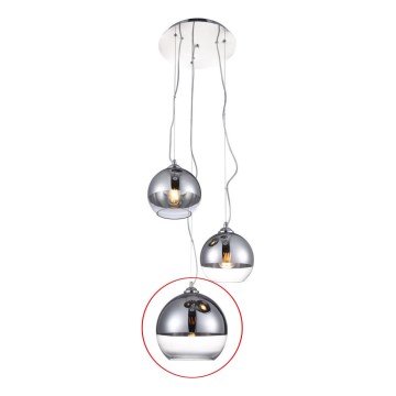 Azzardo - Atsarginis stiklas šviestuvui BALL - didelis diametras 24 cm