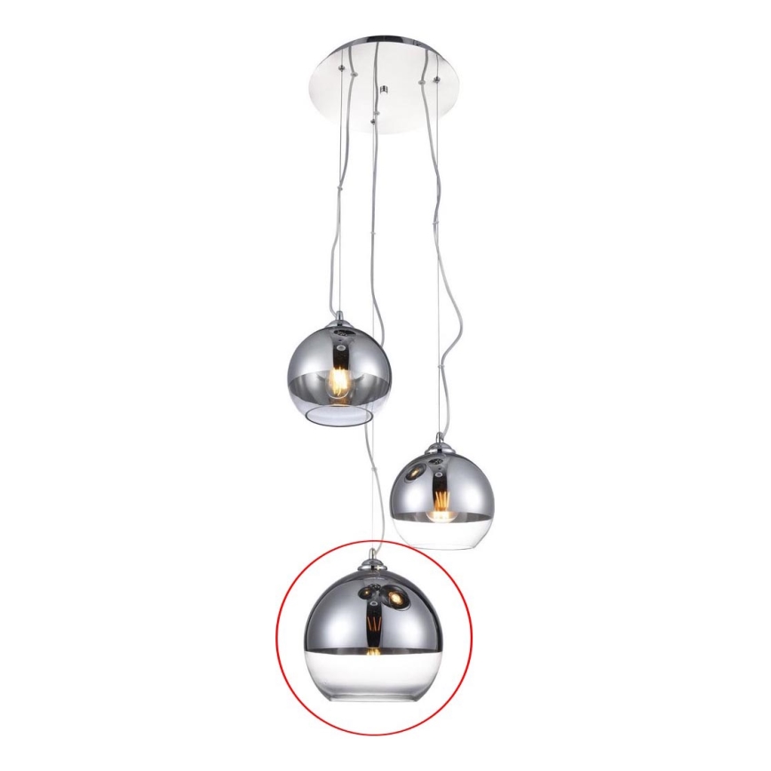 Azzardo - Atsarginis stiklas šviestuvui BALL - didelis diametras 24 cm