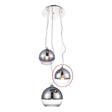 Azzardo - Atsarginis stiklas šviestuvui BALL - mažas diametras 18 cm