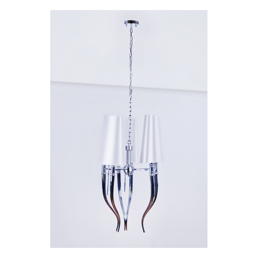 Azzardo AZ0028 - Pakabinamas sietynas DIABLO 6xE14/11W/230V baltas
