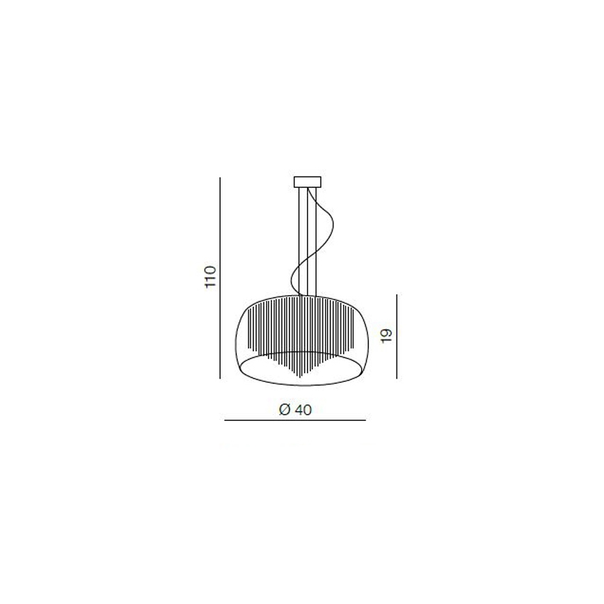 Azzardo AZ0999 - Lubinis šviestuvas REGO 5xG9/40W/230V