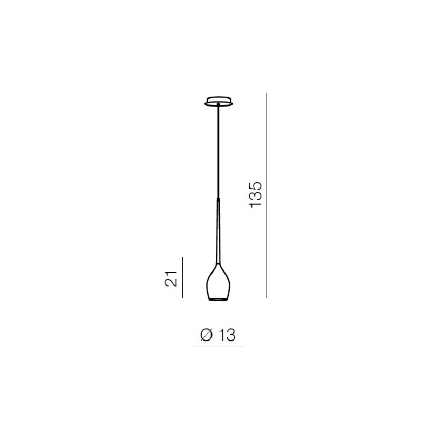 Azzardo AZ1220 - Sietynas, kabinamas ant virvės IZZA 1xE14/40W/230V