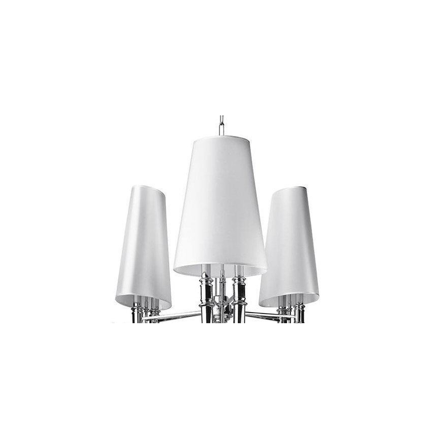 Azzardo AZ1232 - Pakabinamas sietynas ant grandinės DIABLO 6xE14/11W/230V baltas