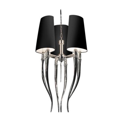 Azzardo AZ1345 - Pakabinamas sietynas DIABLO 6xE14/11W/230V juodas