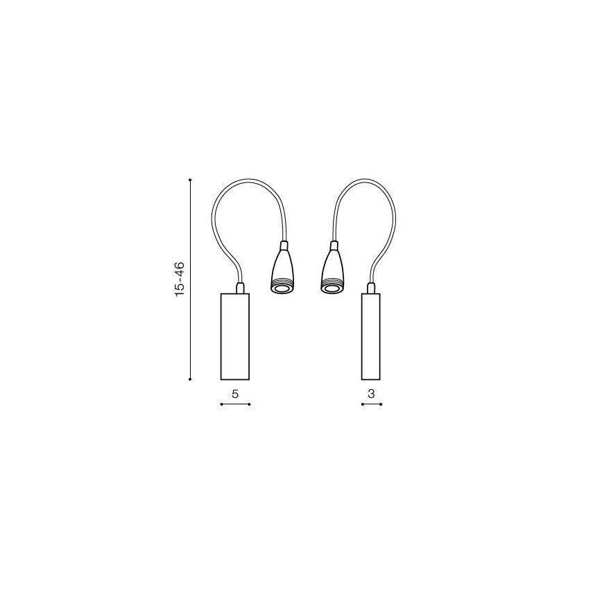 Azzardo AZ1548 - LED vonios kambario sieninis taškinis šviestuvas VERONICA LED/3W/230V IP44