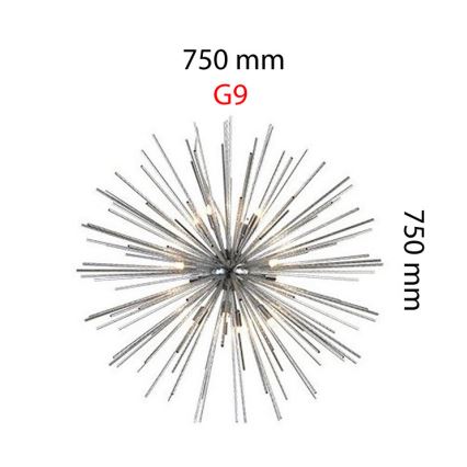 Azzardo AZ2119 - Šviestuvo gaubto dizainas sietynui G9 diametras 750mm
