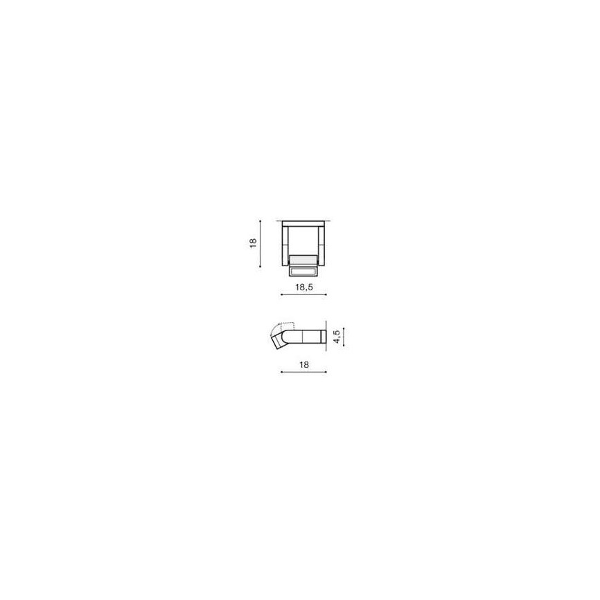Azzardo AZ2132 - LED Sieninis lauko šviestuvas FRAME LED/8W/230V IP54