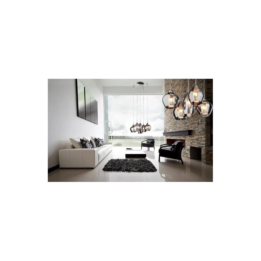 Azzardo AZ2149 - Sietynas, kabinamas ant virvės AMBER MILANO 3xG9/40W/230V