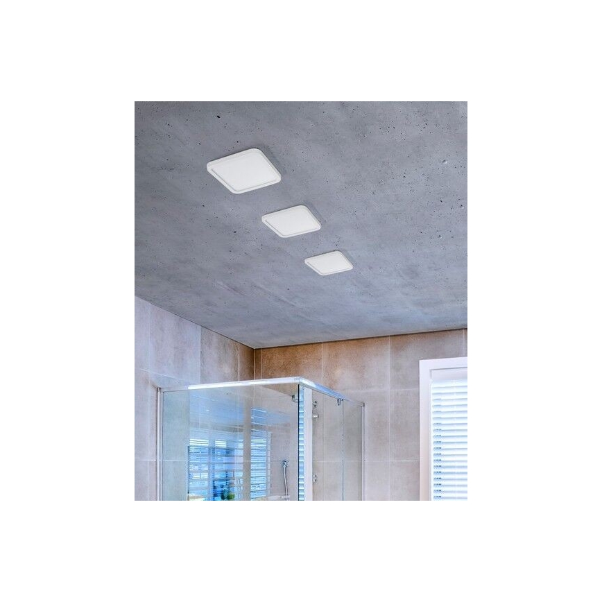 Azzardo AZ2837 - LED įleidžiamas lubinis vonios šviestuvas SLIM 1xLED/12W/230V IP44 CRI 90