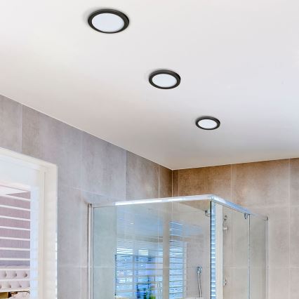Azzardo AZ2840 - LED įleidžiamas lubinis vonios šviestuvas SLIM 1xLED/12W/230V IP44 CRI 90