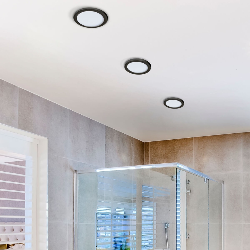 Azzardo AZ2840 - LED įleidžiamas lubinis vonios šviestuvas SLIM 1xLED/12W/230V IP44 CRI 90