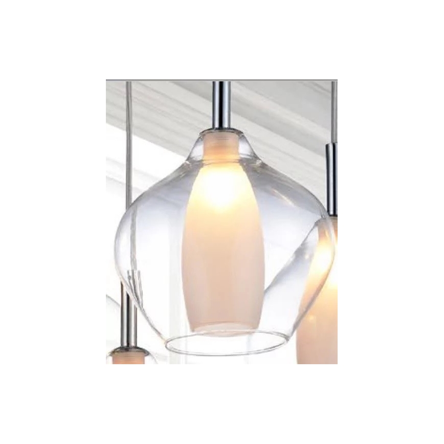 Azzardo AZ3074 - Sietynas, kabinamas ant virvės AMBER 1xG9/40W/230V