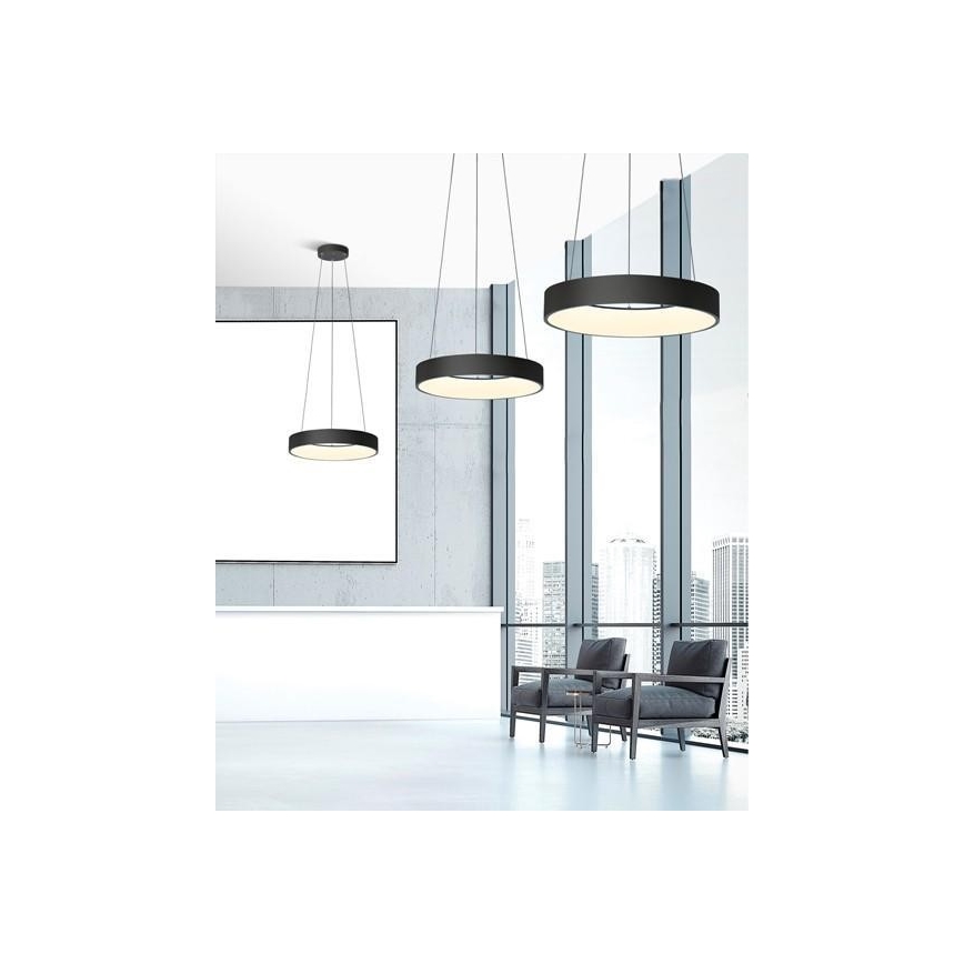 Azzardo AZ3449 - LED Pritemdomas, ant virvės kabinamas, lubinis šviestuvas SOVANA LED/80W/230V + Nuotolinio valdymo pultas