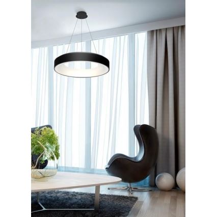 Azzardo AZ3449 - LED Pritemdomas, ant virvės kabinamas, lubinis šviestuvas SOVANA LED/80W/230V + Nuotolinio valdymo pultas