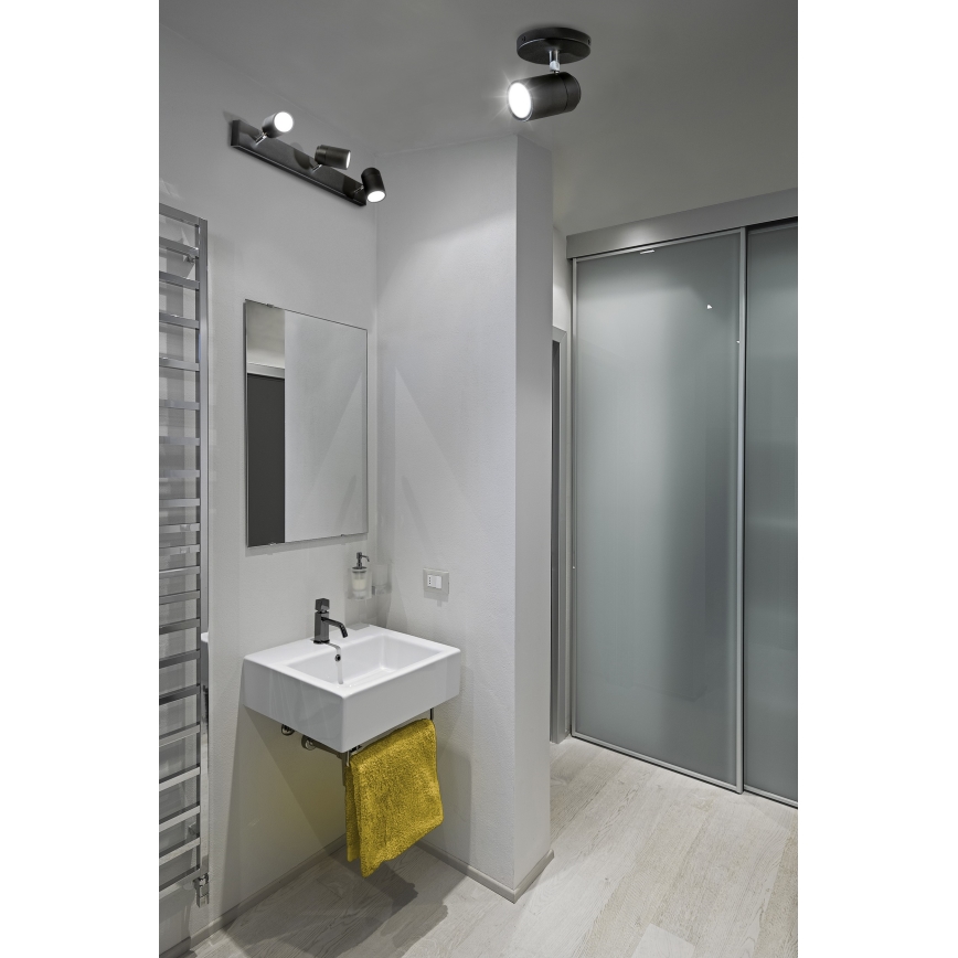 Azzardo AZ4137 - Vonios akcentinis šviestuvas NOEMIE 2xGU10/35W/230V IP44
