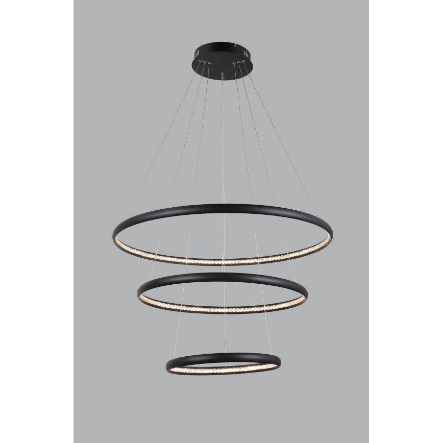 Azzardo AZ4428 - LED Pakabinamas sietynas BRIGHTON LED/55W/230V juodas