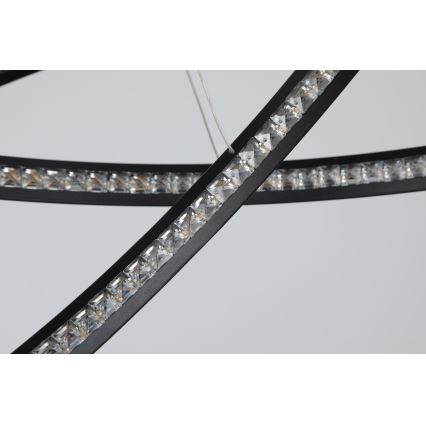 Azzardo AZ4428 - LED Pakabinamas sietynas BRIGHTON LED/55W/230V juodas