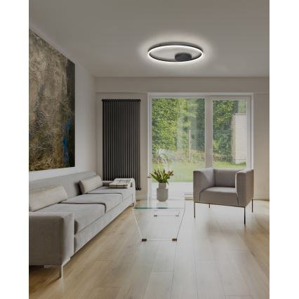 Azzardo AZ4703 - LED Lubinis šviestuvas HALO LED/55W/230V juodas