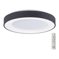 Azzardo AZ4991 - LED reguliuojamas lubų šviestuvas SANTANA LED/50W/230V juodas + nuotolinio valdymo pultas