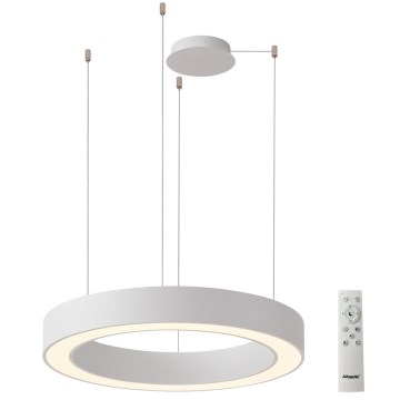 Azzardo AZ5052 - Dimeriuojamas LED pakabinamas šviestuvas ant laido MARCO LED/100W/230V, baltas + nuotolinis valdymas