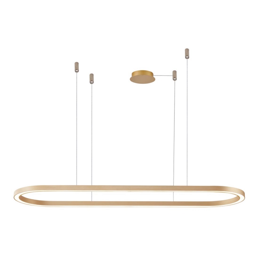 Azzardo AZ5056 - LED Reguliuojamas pakabinamas sietynas ELENA LED/50W/230V 120 cm auksas