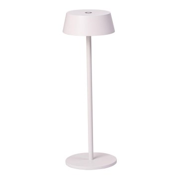 Azzardo AZ5334 - LED lauko įkraunama reguliuojamo ryškumo lempa GILBERTO LED/2W/5V IP54 balta
