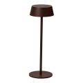 Azzardo AZ5336 - LED lauko įkraunama reguliuojamo ryškumo lempa GILBERTO LED/2W/5V IP54 ruda