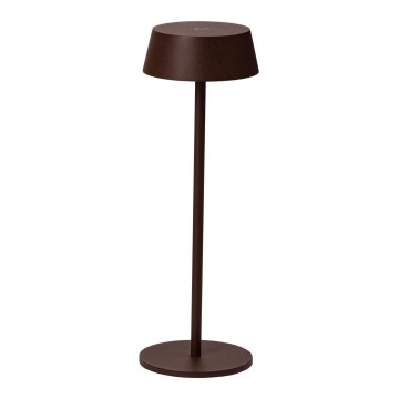 Azzardo AZ5336 - LED lauko įkraunama reguliuojamo ryškumo lempa GILBERTO LED/2W/5V IP54 ruda