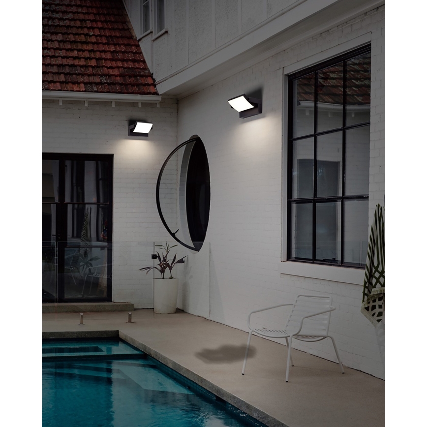 Azzardo AZ5340 - LED Lauko sieninis šviestuvas su jutikliu DURANTE LED/21W/230V IP54