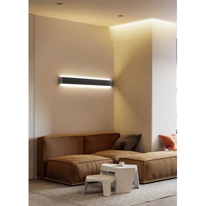 Azzardo AZ5341 - LED sieninis šviestuvas GALASSO LED/36W/230V 110 cm juoda