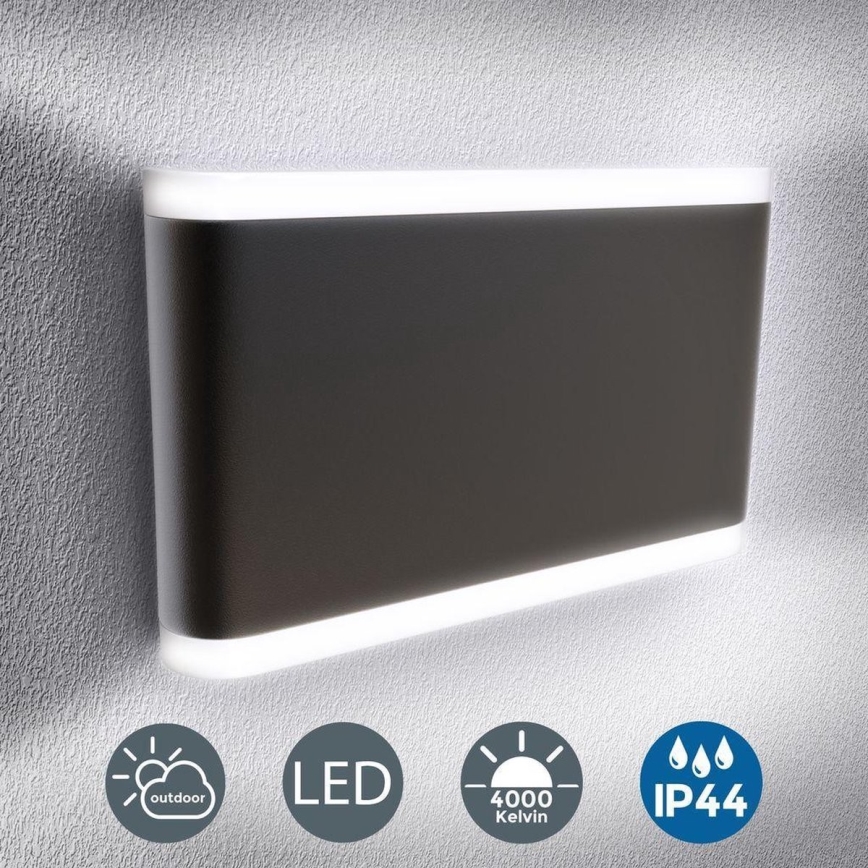 B.K. Licht 1184 - LED Lauko sieninis šviestuvas 2xLED/3,5W/230V IP44 4000K