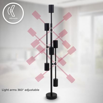 B.K. Licht 1344 - Sietynas ant stulpo 6xE27/60W/230V