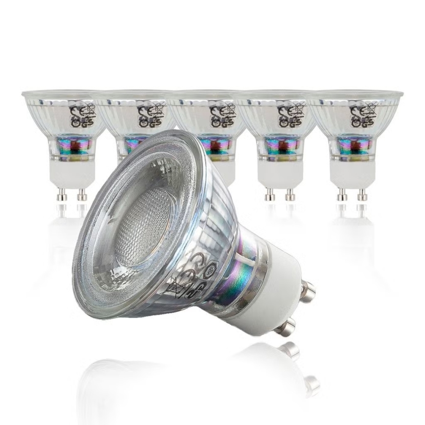 B.K.Licht - Rinkinys (10 vnt.) LED lempučių GU10/5W/230V 3000K
