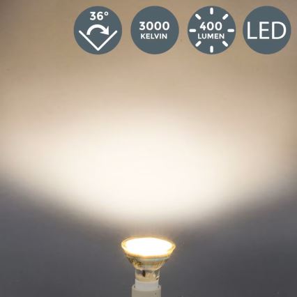 B.K.Licht - Rinkinys (10 vnt.) LED lempučių GU10/5W/230V 3000K