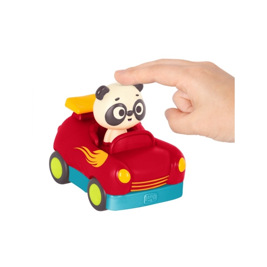 B-Toys - Automobilis su pulteliu Panda Bingo 4xAA