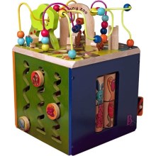 B-Toys - Interaktyvus kubas Zoo Kietmedis