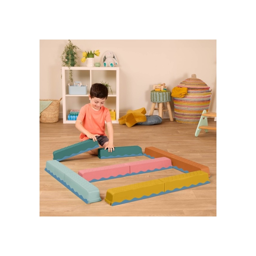 B-Toys - Kliūčių ruožas BALANCE & HOP 10 vnt.