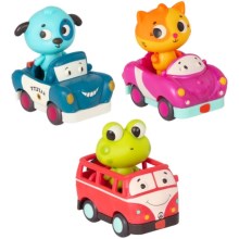 B-Toys - Šviečiantys automobiliai su melodija 3xAG13