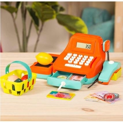 B-Toys - Vaikiška kasa su garsais ir skaičiuokle